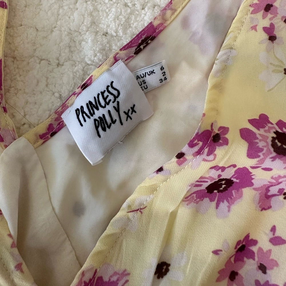 Princess Polly Nellie Mini Dress - Yellow - Picture 5 of 6